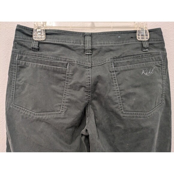 Kuhl Dark Gray Straight Leg Hiking Pants sz 6P Reinforced Knee Outdoor Gorpcore - Picture 9 of 10